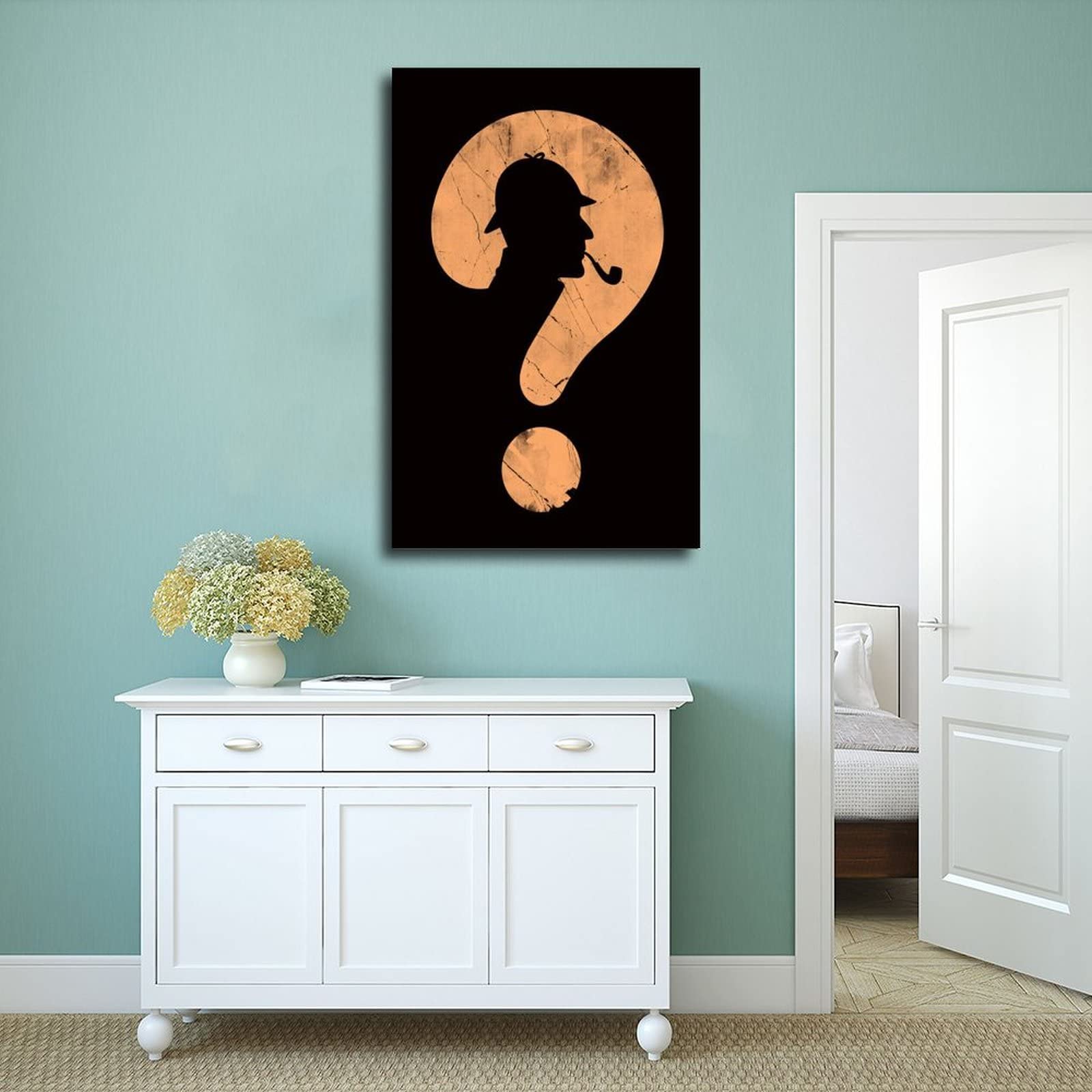 Poster Toile « I Hate My Job » - 20x30 Cm, Déco Humoristique Pour Bureau, Chambre, Cadeau Décalé - 3