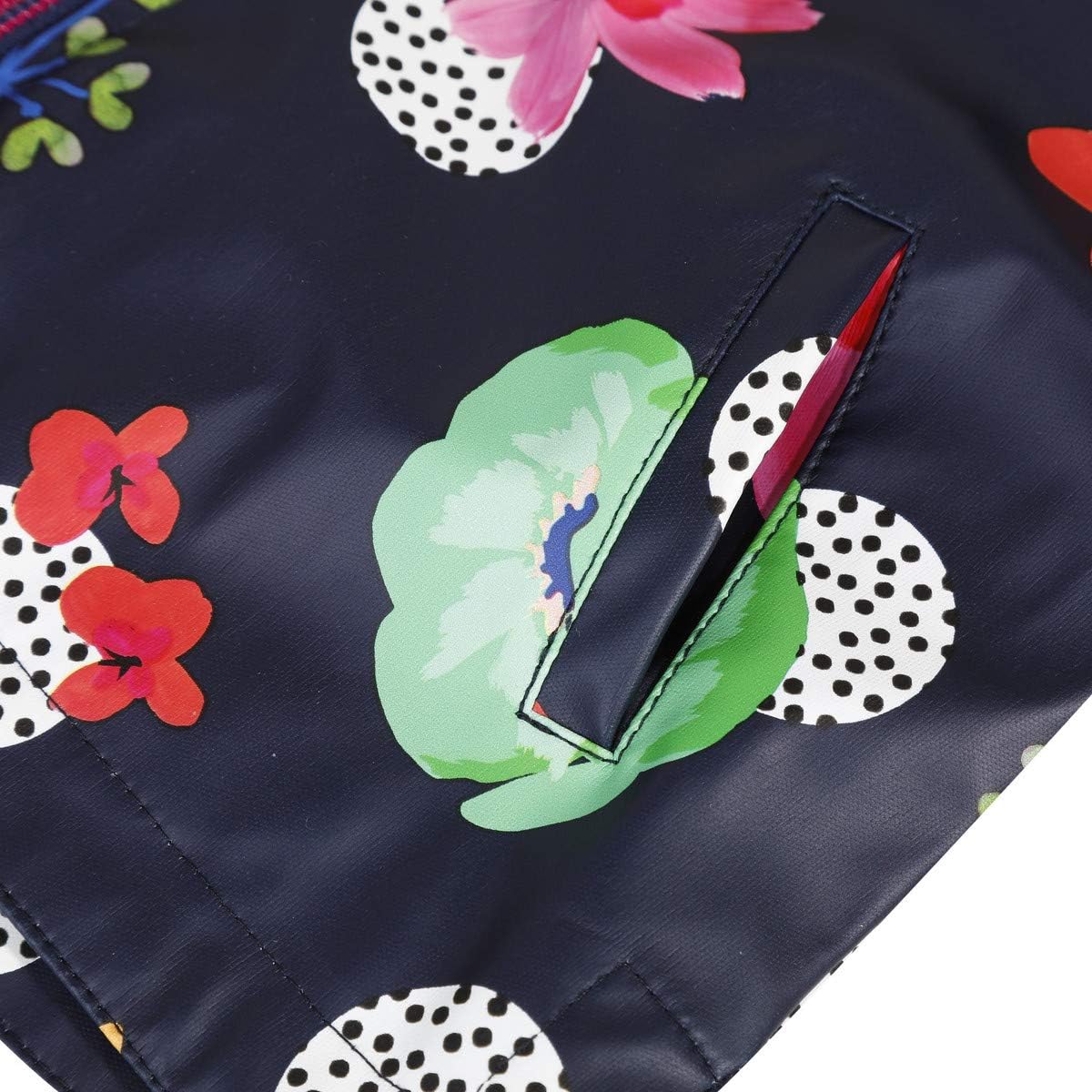 Flower printed hooded raincoat Tropicool (18mo)