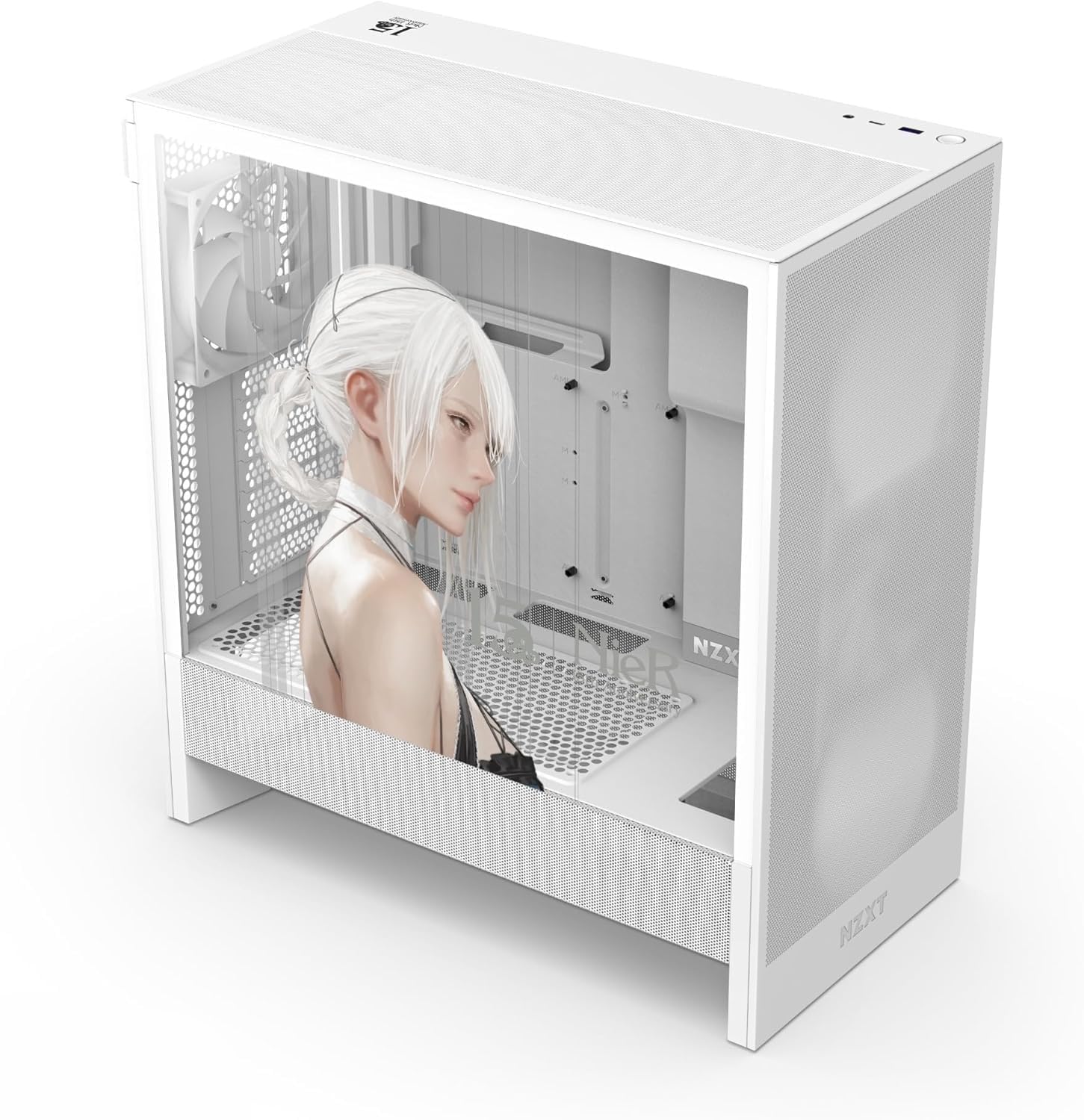 NZXT H5 Flow NieR SQUARE ENIX 15th Anniversary Edition ミドルタワー型PCケース CC-H52FW-SB CS9671 - 2