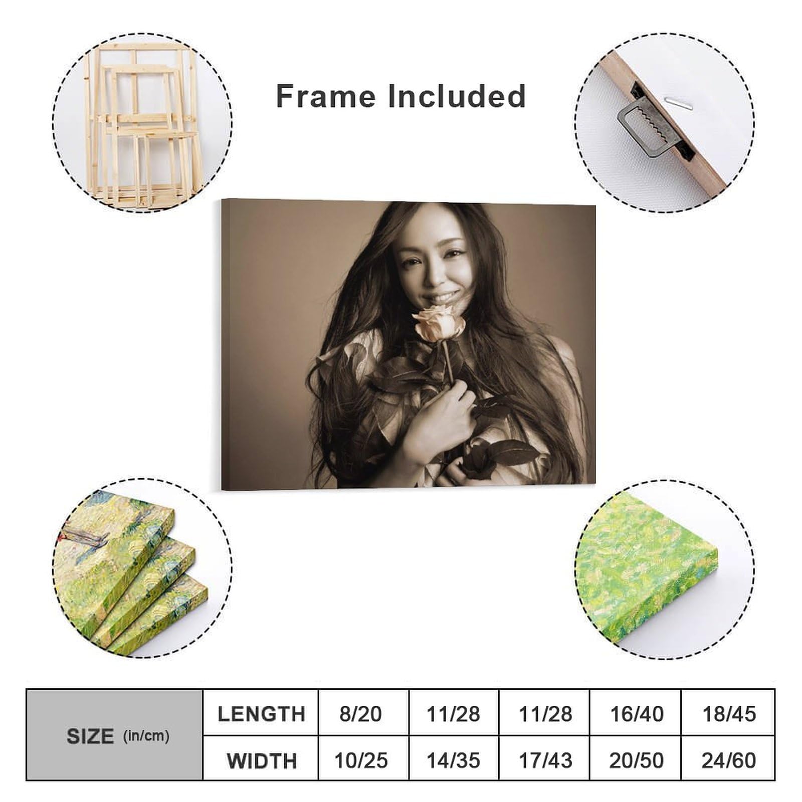 Amazon.co.jp: 安室奈美恵 装飾画 インテリア絵画 アートパネル
