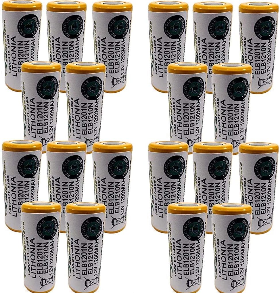 20PC Lithonia ELB1210N, ELB1201N Replacement Battery