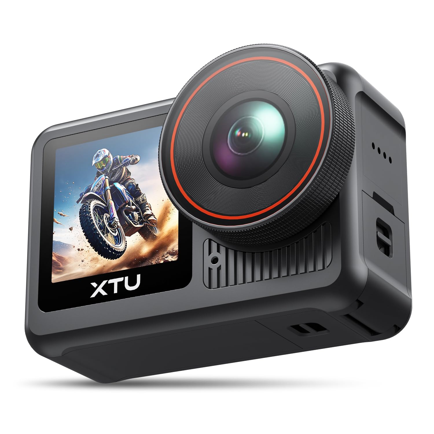 Amazon | XTU X3 アクションカメラ 6K/30fps 4800万画素 本機防水10m 