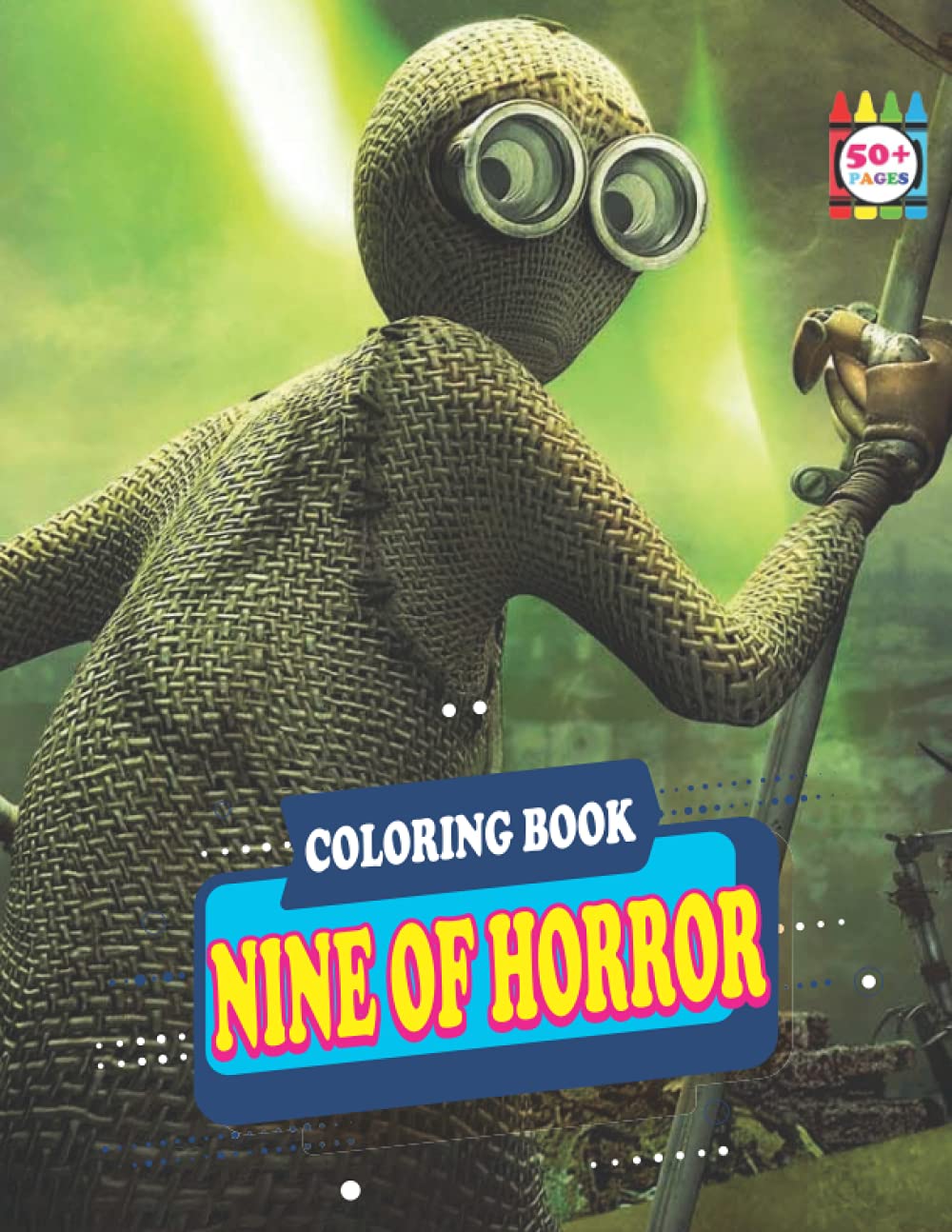 Buy Nine of Horror Coloring Book: Amazing Coloring Books For Adults ...