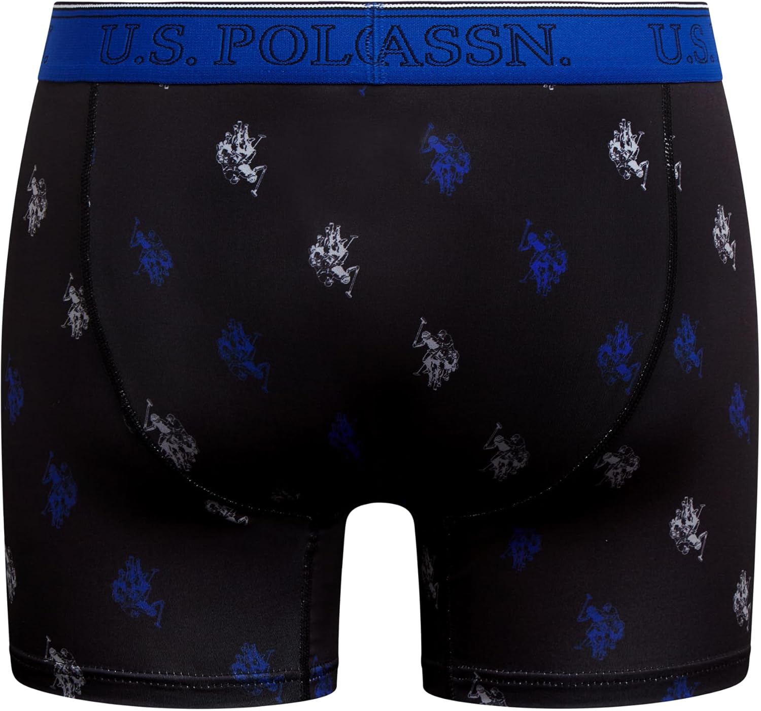 U.S. Polo Assn. Mens Boxer Briefs - 6 Pack 6'' Inseam Cotton Breathable Mens Underwear Boxer Shorts Pack with Contour Pouch - Image 6