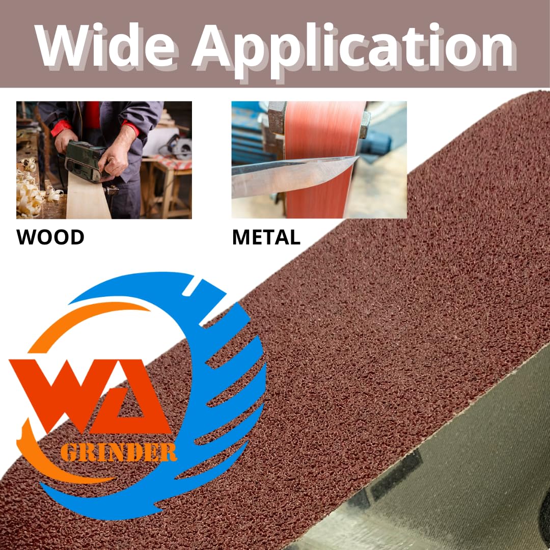 5-Pack 3x21 Inch Sanding Belts, 80 Grit Aluminum Oxide - For Belt Sanders, Wood & Metal - View #9