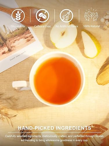 Vista 186 de TeeLux Té de hibisco de limón y jengibre, hierba de limón refrescante con jengibre picante, hibisco agrio, regaliz dulce, sin cafeína, 50
