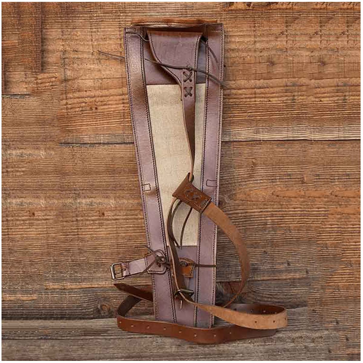 Portafrecce in Pelle Pu Regolabile con Retro Faretra Medievale Faretra con Freccia da Cavaliere Vintage con Custodia Grande, per Accessori per Costumi Cosplay/Tiro con L'Arco All'Aperto, Stile Medie