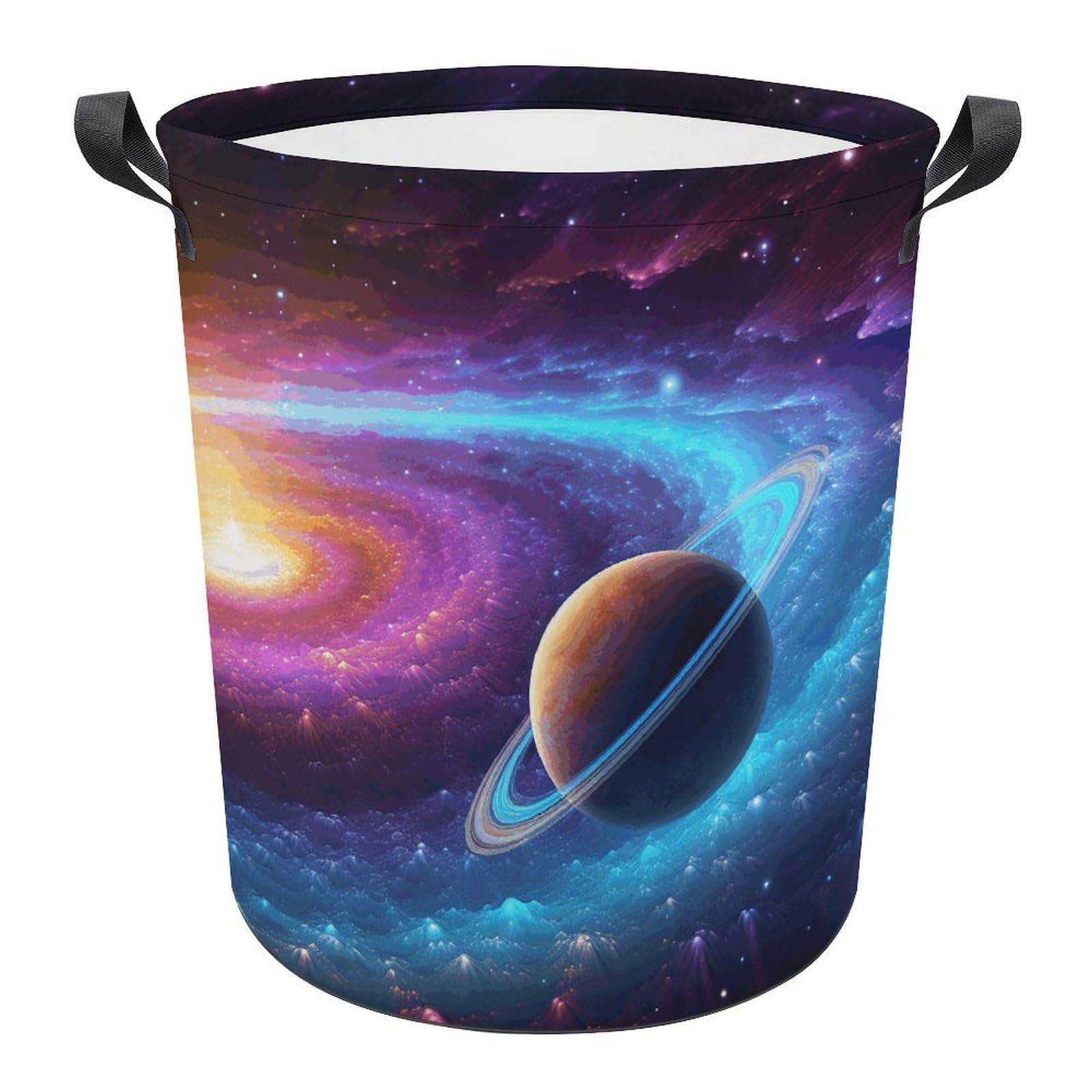 Panier à linge pliable système solaire pour organiser la chambre d'enfant