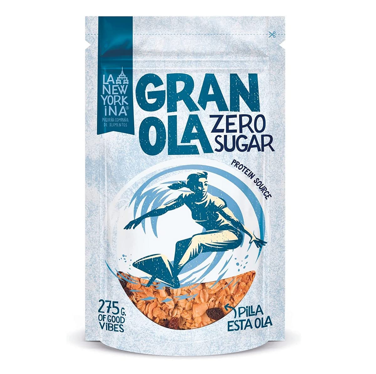 La Newyorkina | Granola Zero Sucre (275g) | Céréales & Granolas | Délicieux, croustillants, sans sucres