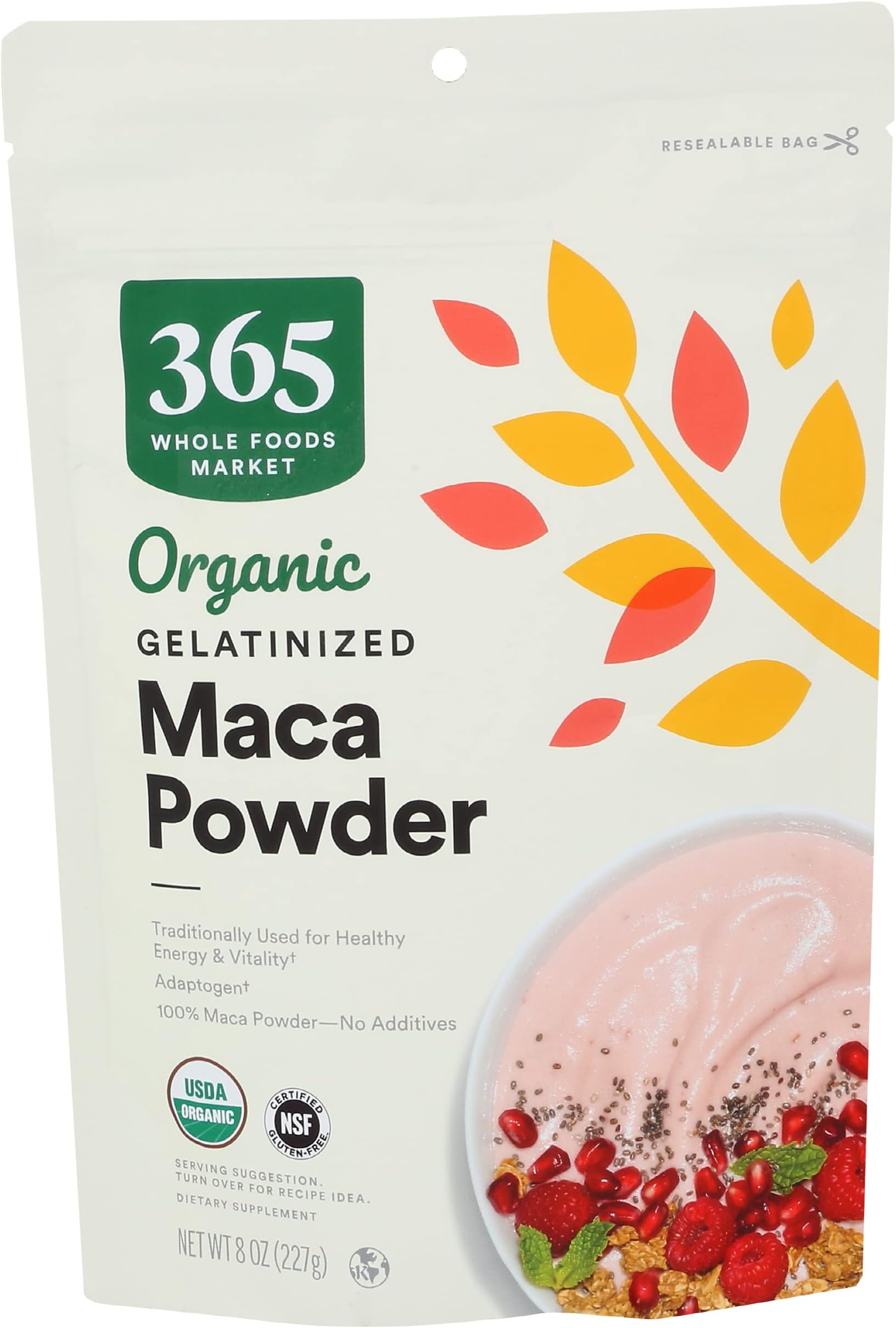 Whole Foods Market, Organic Gelatinized Maca Powder, 8 oz