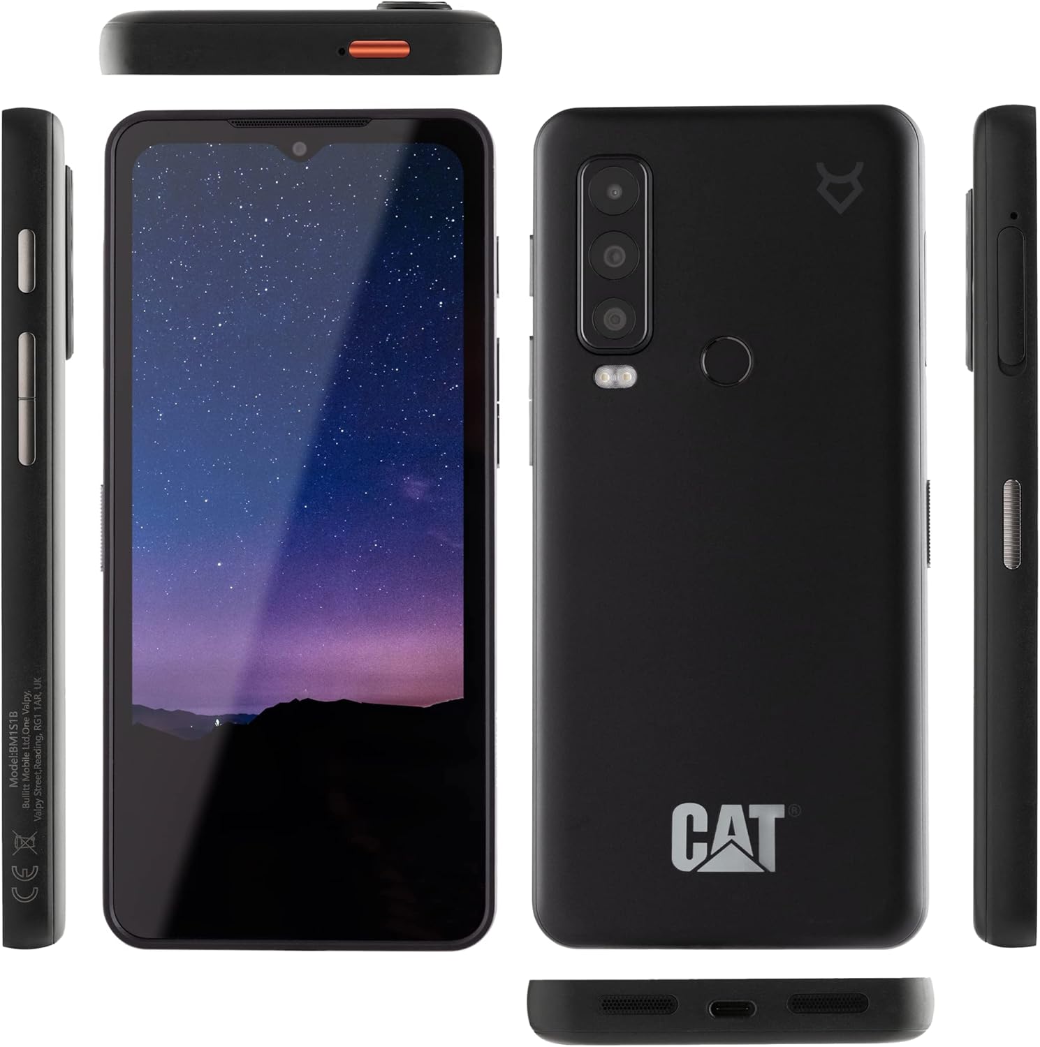 Cat S75 Smartphone showing all sides
