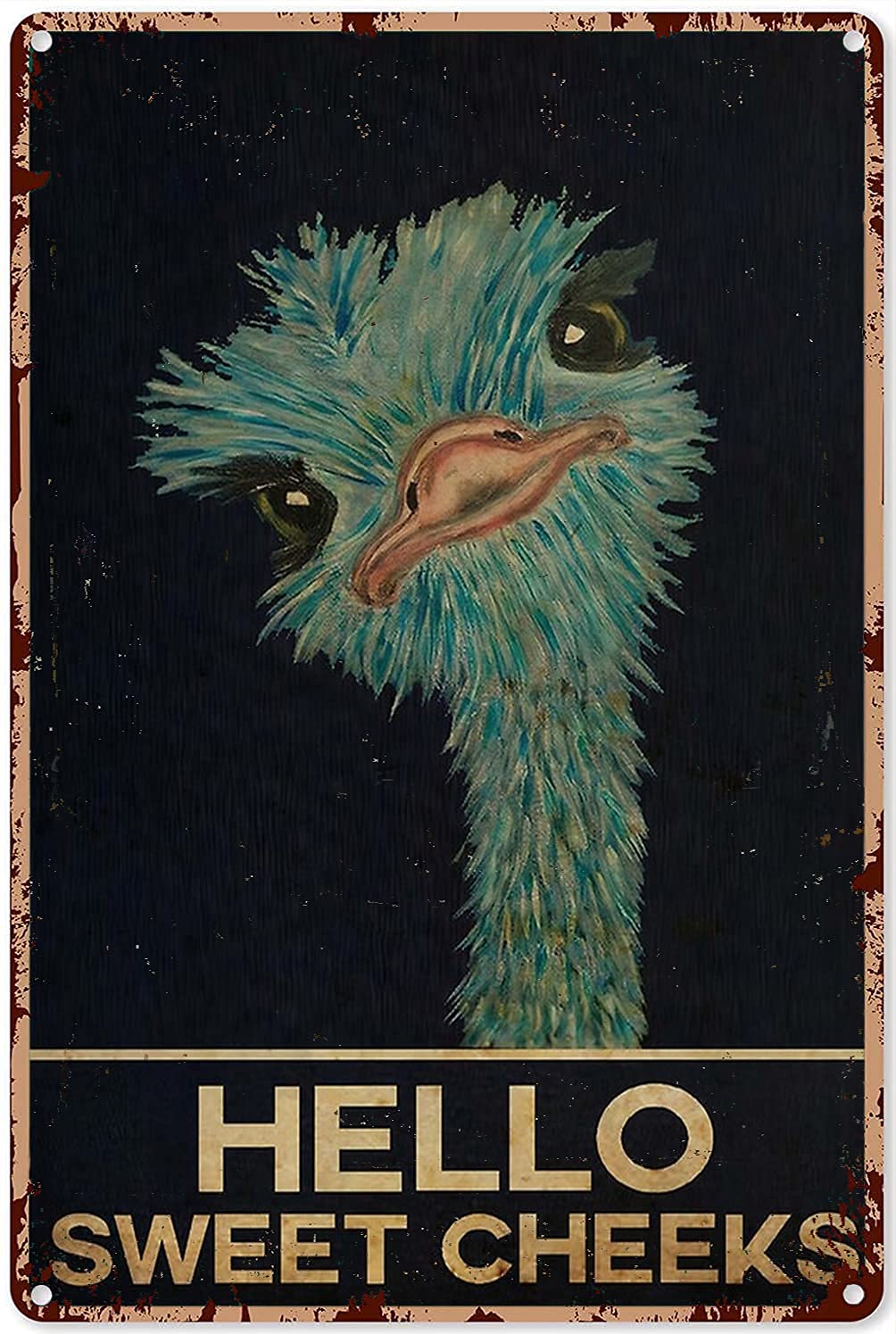 Kwqdozf As Pic Bathroom Decorations For Wall Bathroom Pictures Ostrich Hello Sweet Cheeks