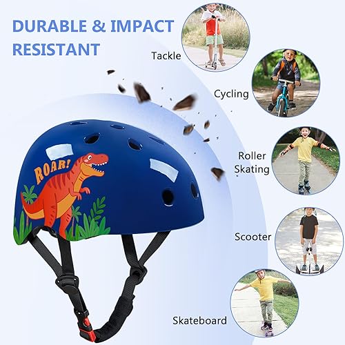 Miniatura 135 de Bienbee - Casco para niños pequeños, casco de patineta para bicicleta, equilibrio, bicicleta, scooter, para niñas y niños de 1-3-5-8-14 años