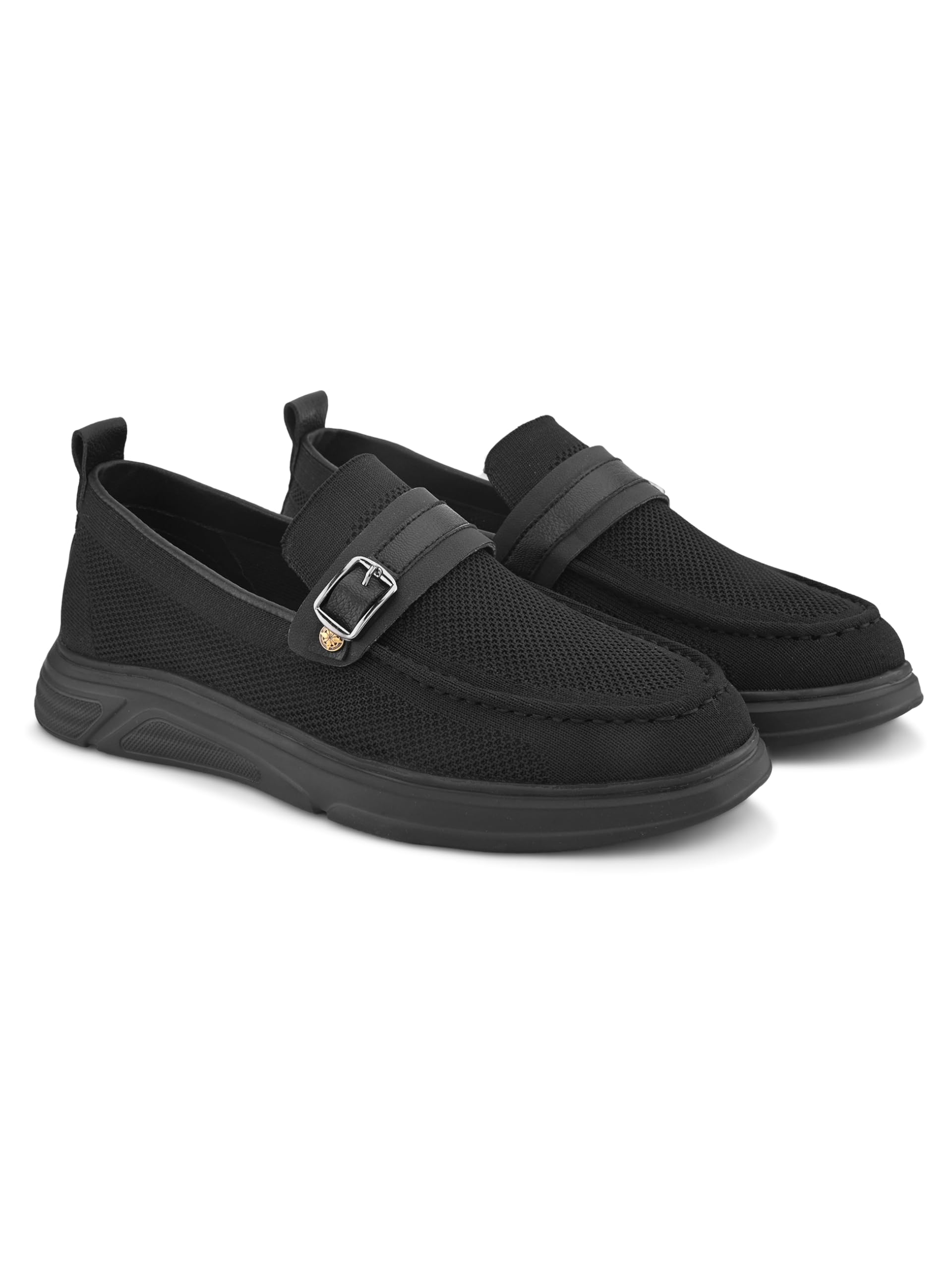 Men’s Loafer with Textured Slip-On Casual Shoes | Lightweight EVA Sole with Cushioned Footbed | Comfortable Everyday Footwear for Office Travel Parties and Outings-image-20