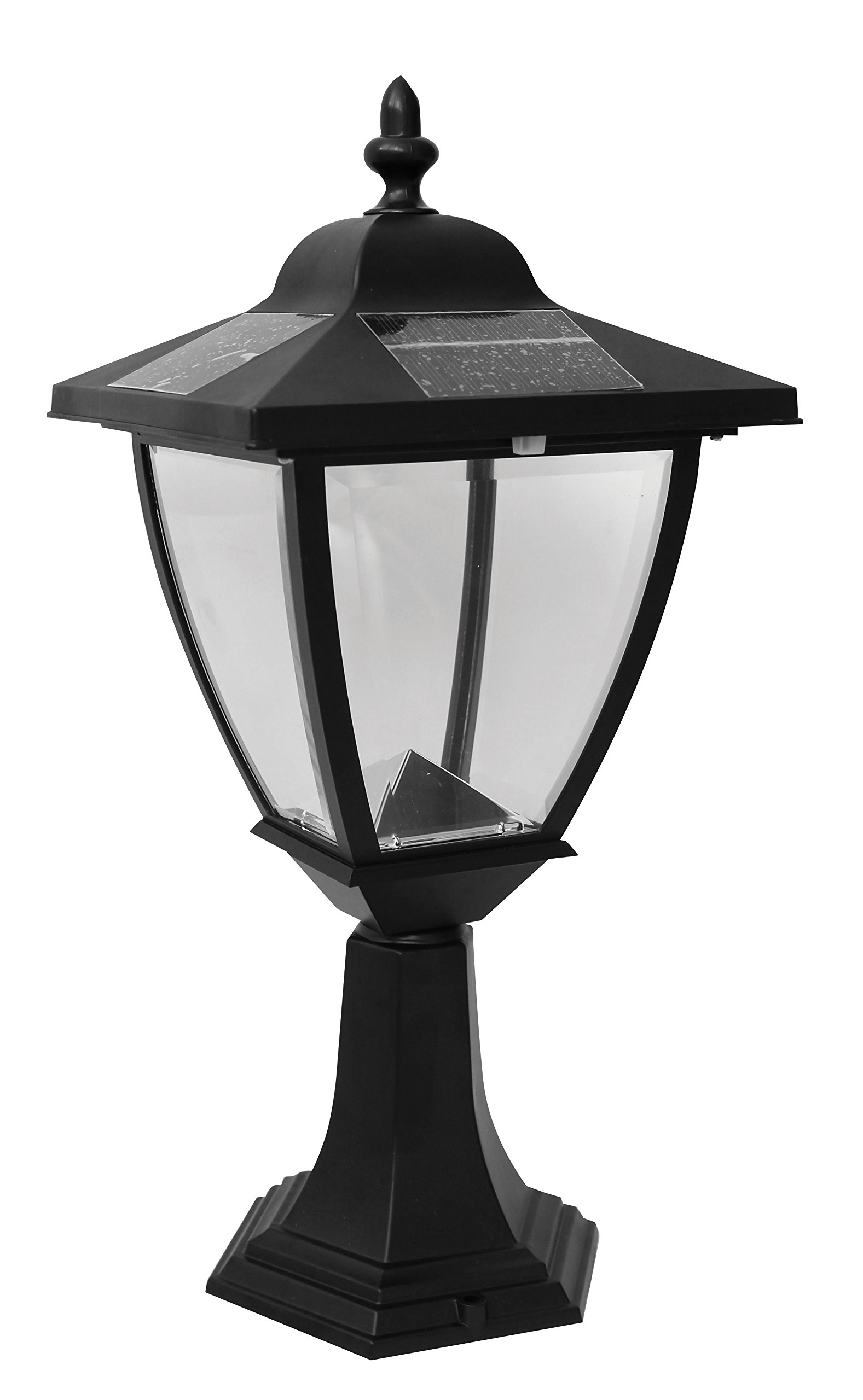 Classy Caps Black Aluminum Elegante Solar Lamp SML556 – High