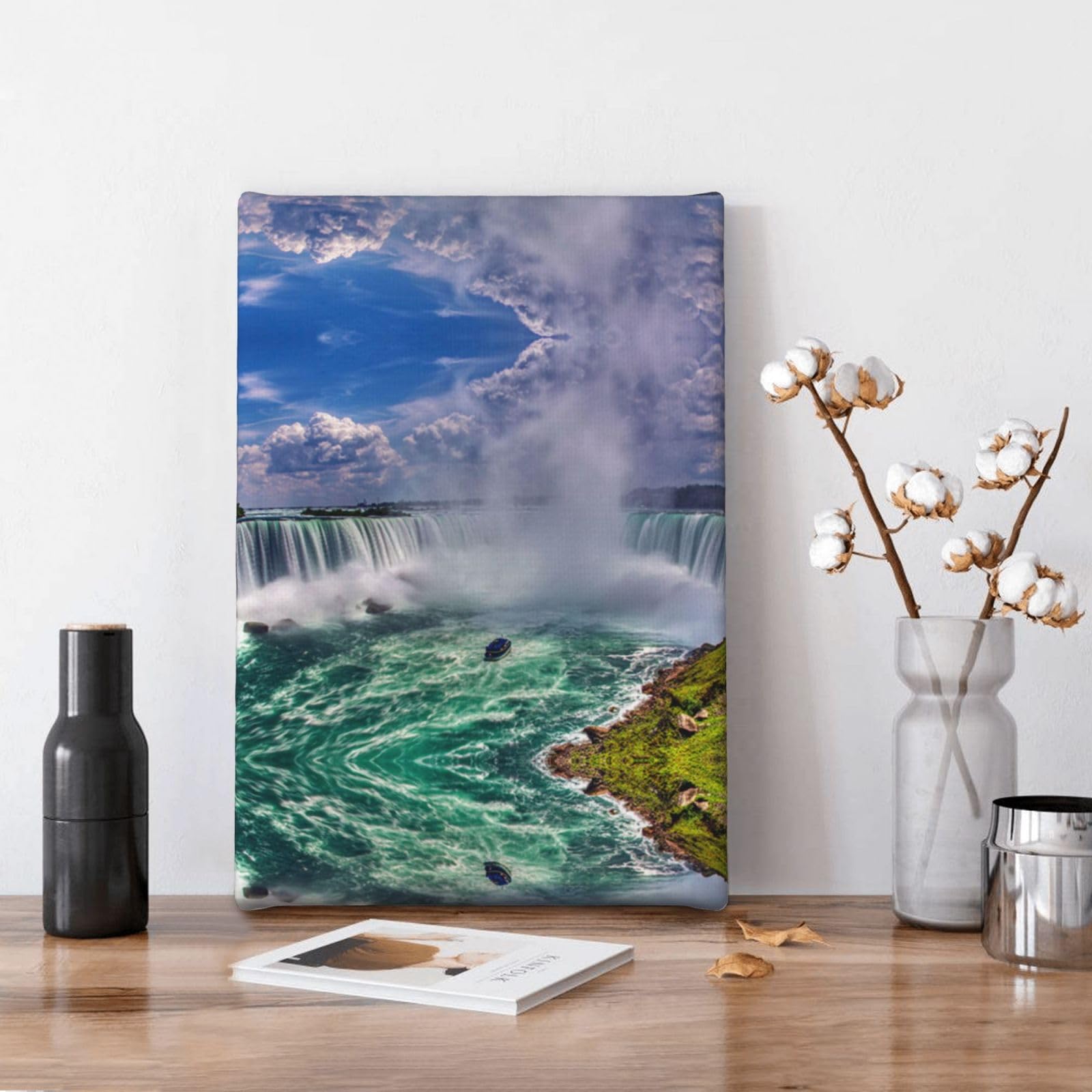 THISIT Kit Peinture Par Numéros Chutes Du Niagara - Toile 40x50cm Sans Cadre, Peinture Déco Maison Apaisante