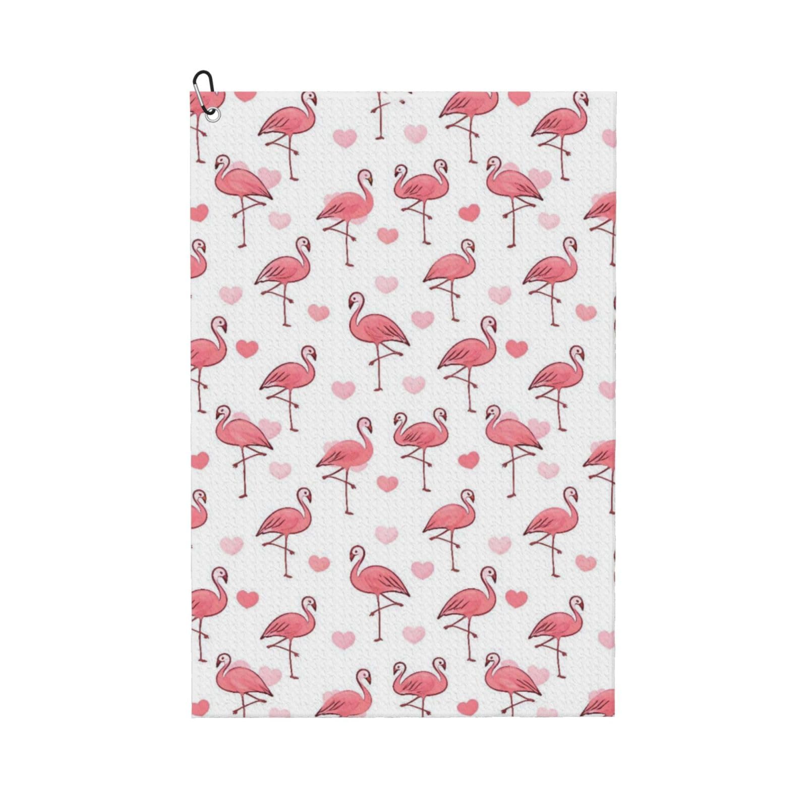 BSDFGSDD Heart Light Pink Flamingo Golf Towel 24 x 16 inches