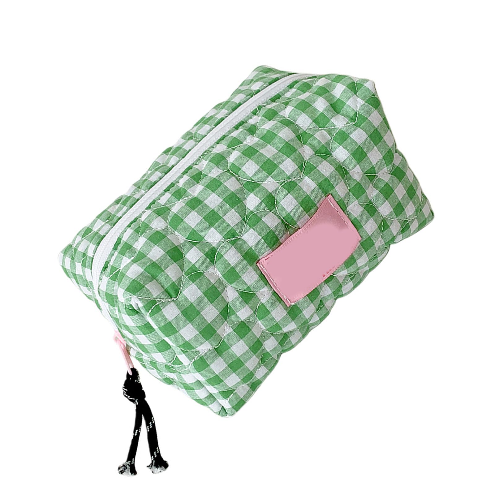 Whoasyst Multifunctional Heart Candy Checkered Cosmetic Storage Pouches Organizers for Makeup Skincare Travel Portable Bag Toiletry Bag