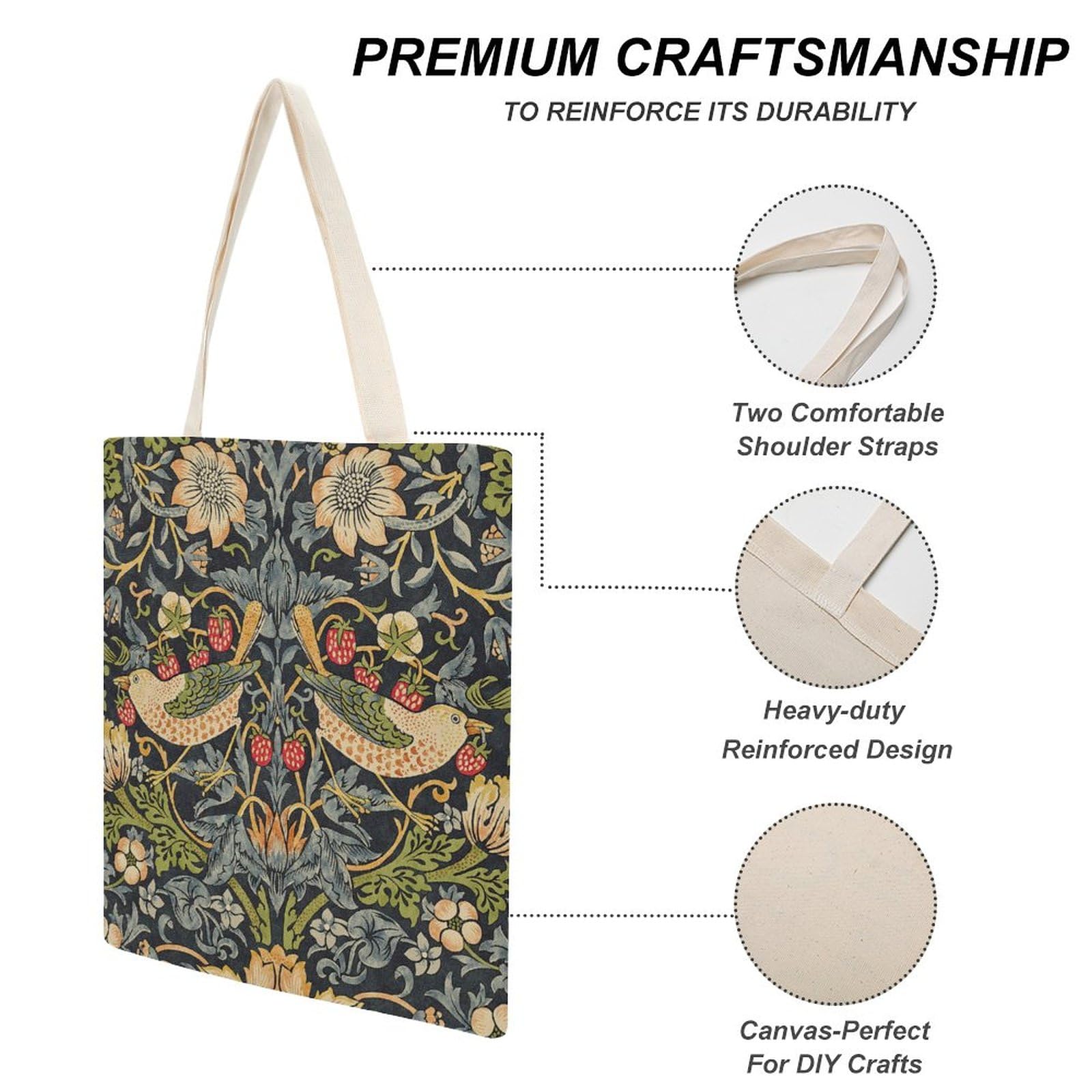 Amazon.co.jp: William Morris ウィリアム モリス トートバッグ