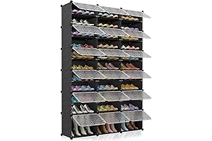 MAGINELS 72-Pairs Detachable Dust-Free Portable Shoe Organizer