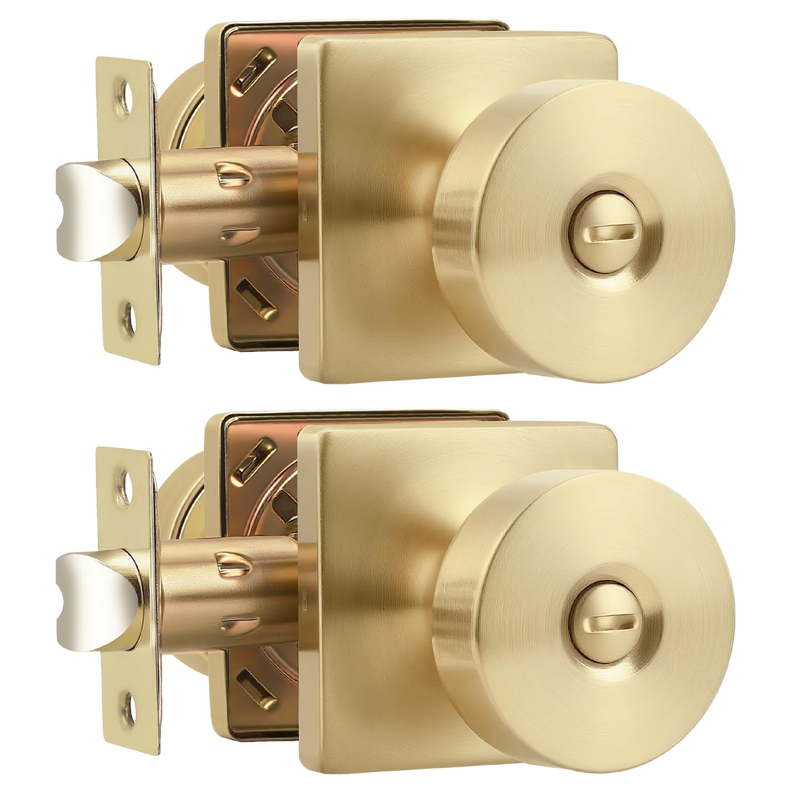 Matte Black Dummy Door Knobs - 2 Pack -18