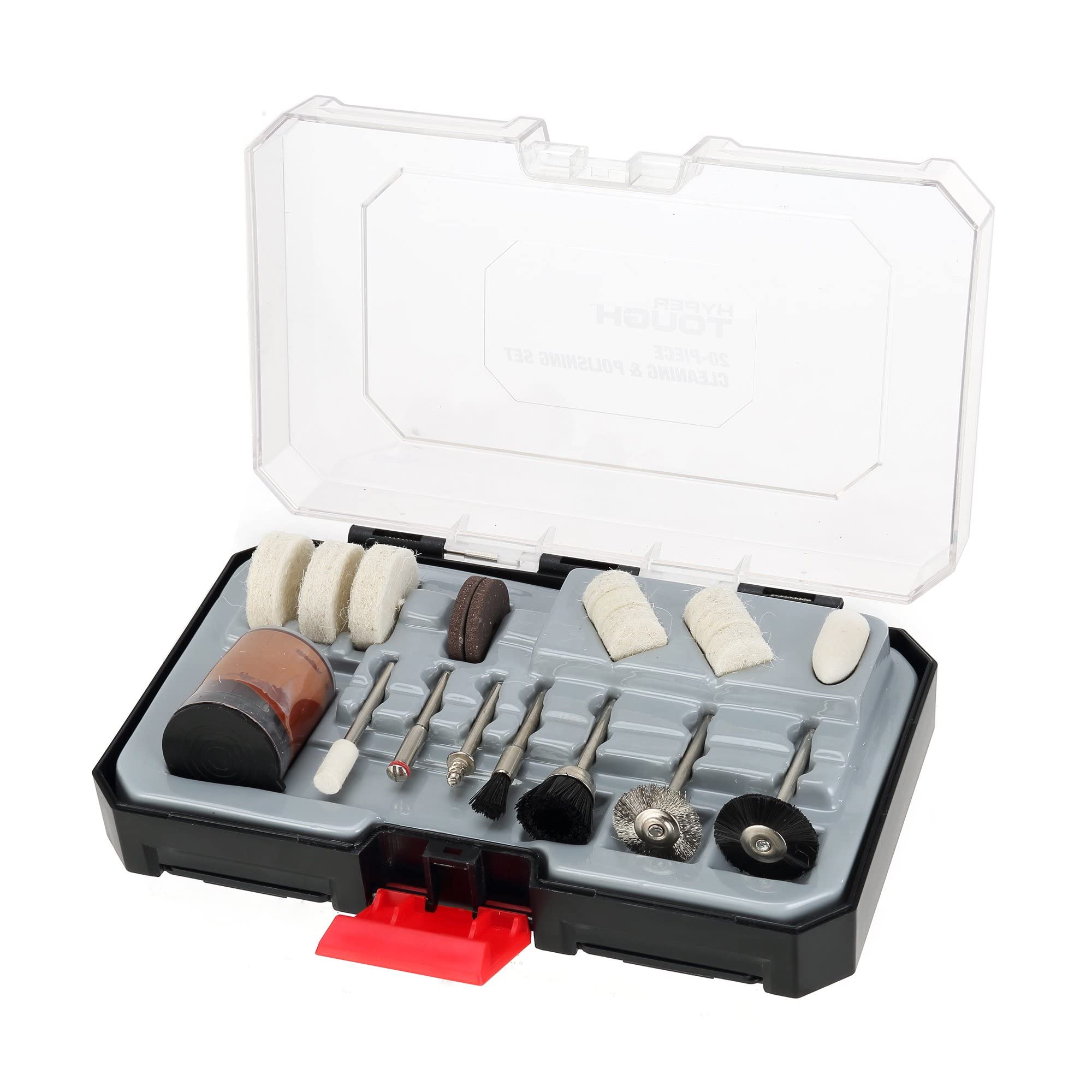 HYPER TOUGH 20-Piece Cleaning & POLISHING Set for Rotary Tools Accessory KIT