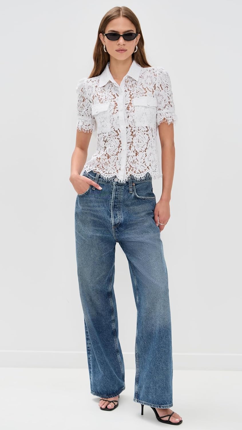 Generation Love Women's Mina Lace Shirt - Image 3