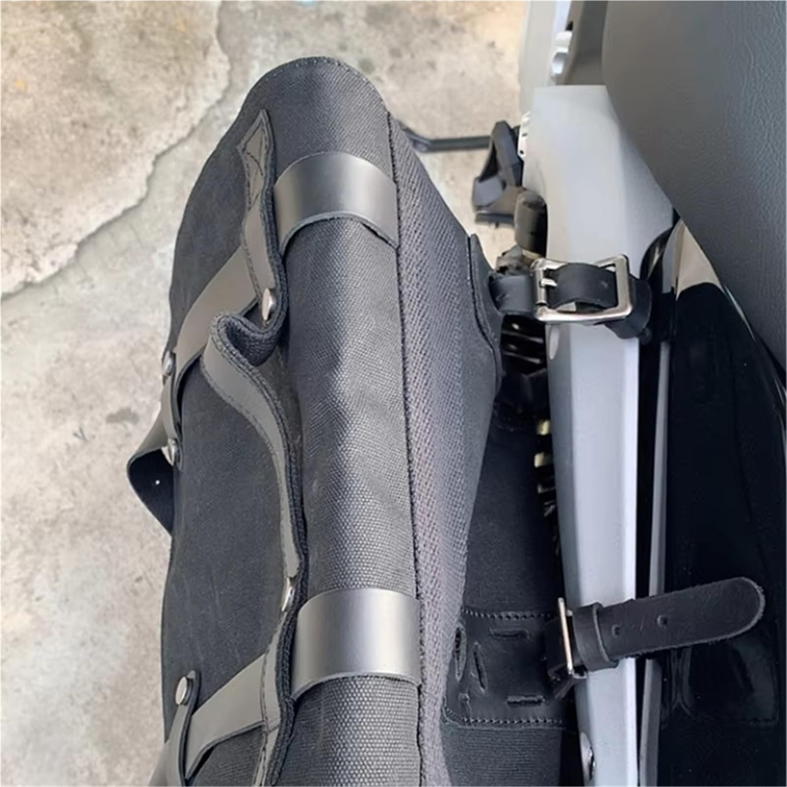Moto Sacoche Selle Sacoche Latérale De Moto Vintage Pour Cavalier Selle Suspendue Voyage Étanche