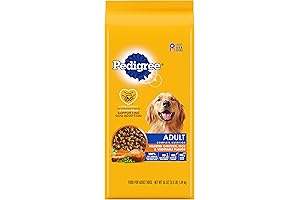 Pedigree Adult Dry Dog Food: Roasted Chicken, Rice & Vegetable Flavor