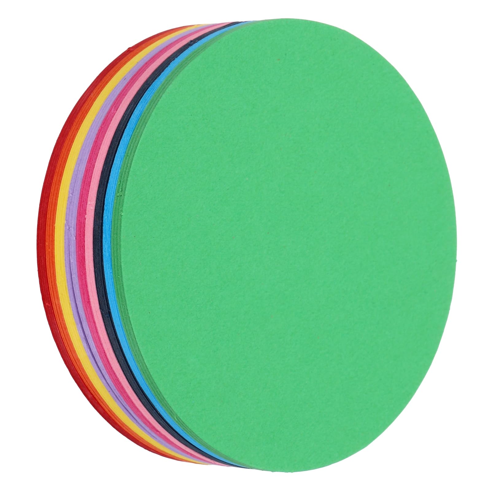 sourcing map 108 PCS Circle Cutouts Paper, 3 Inch Round Cutouts 180gsm Circle Cardstock for DIY Crafts Classroom Bulletin Board Decoration,Assorted Colors