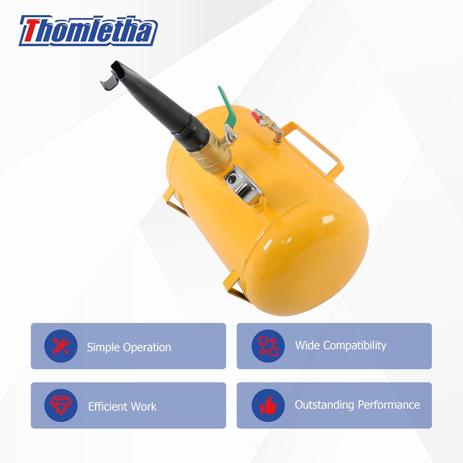 5 Gallon Heavy Duty Air Tire Bead Seater Blaster Seating Tool 116-145 psi
