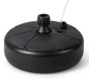 Base Per Ombrellone PURPLE LEAF 80x80 Cm - Da Riempire Con Acqua O Sabbia, Portata 100 Kg - Foto 5