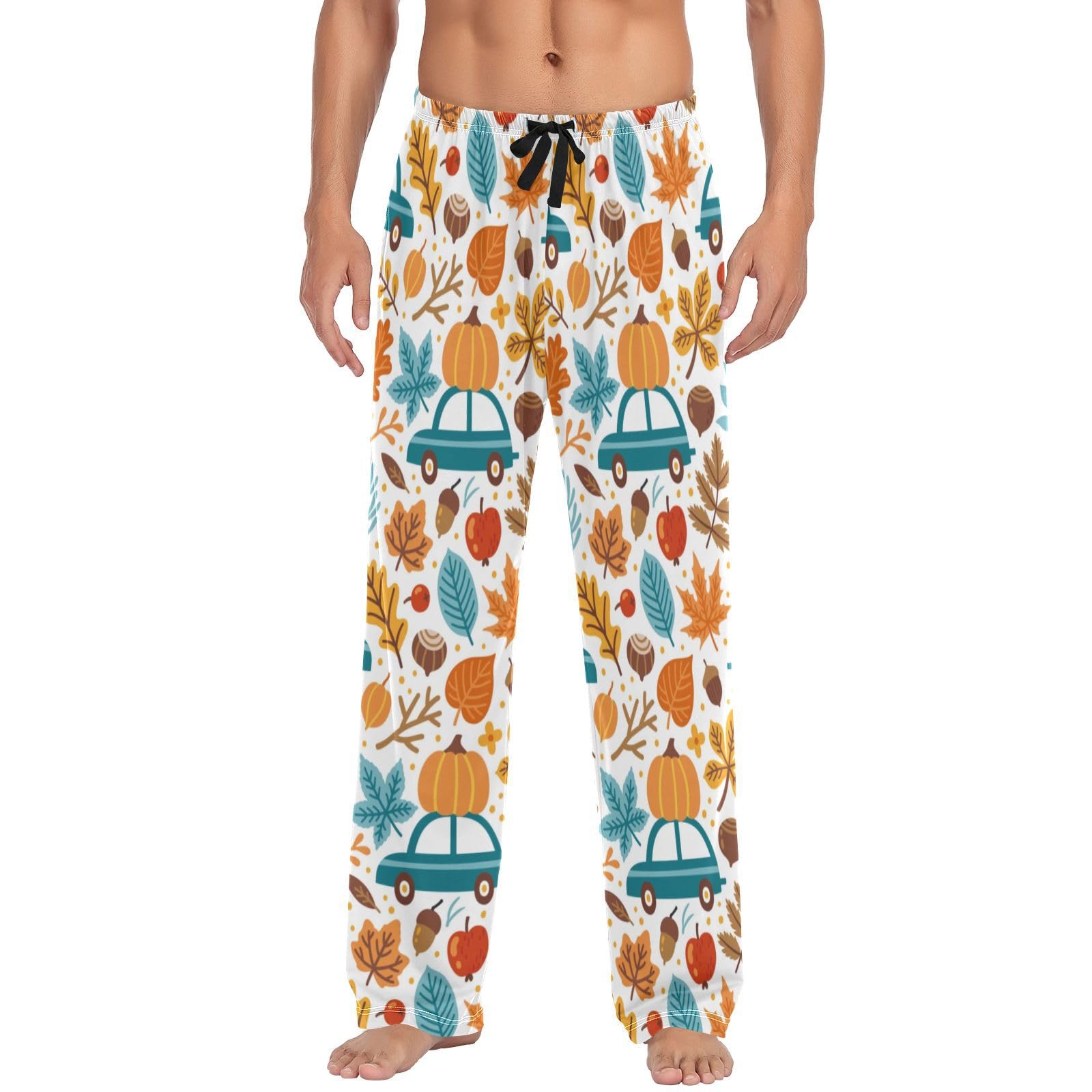 Mens Pajama Pants Lounge Pajamas Bottoms Soft Sleep Pj Pants-image-23