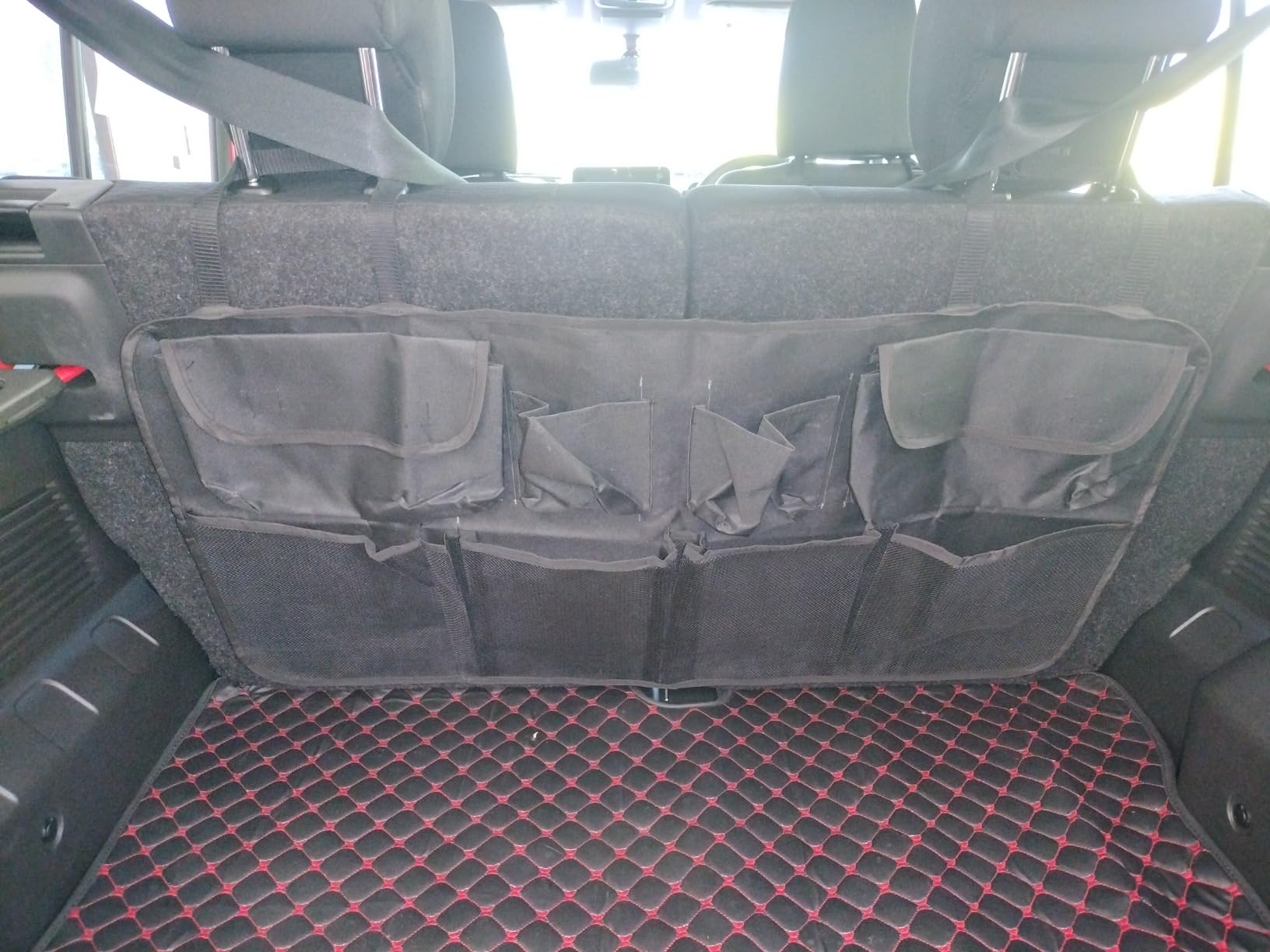 XUEBIN Polyester Car Trunk Backseat Hanging Organizer Storage Bag Super