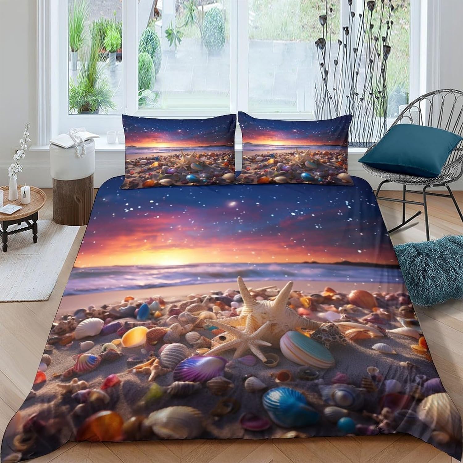 Parure de lit 3 pièces en tissu doux de haute qualité avec sa housse de couette imprimée 3D