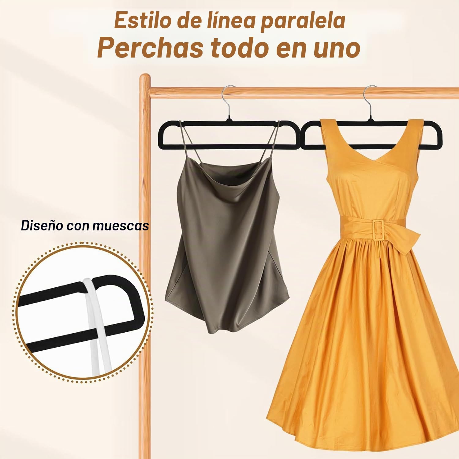 Perchas antideslizantes para pantalones, 30 paquetes de percha de terciopelo para armario con 30 ganchos, fuerte y duradera, ahorro de espacio, perchas delgadas, ultra finas y flocadas para pantalones