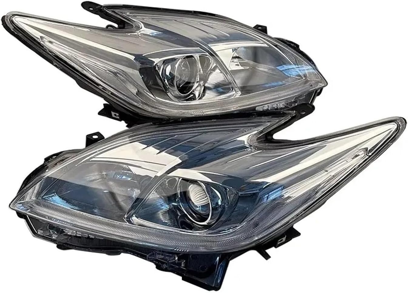 Car LED Headlight Headlamp Lens A Pair