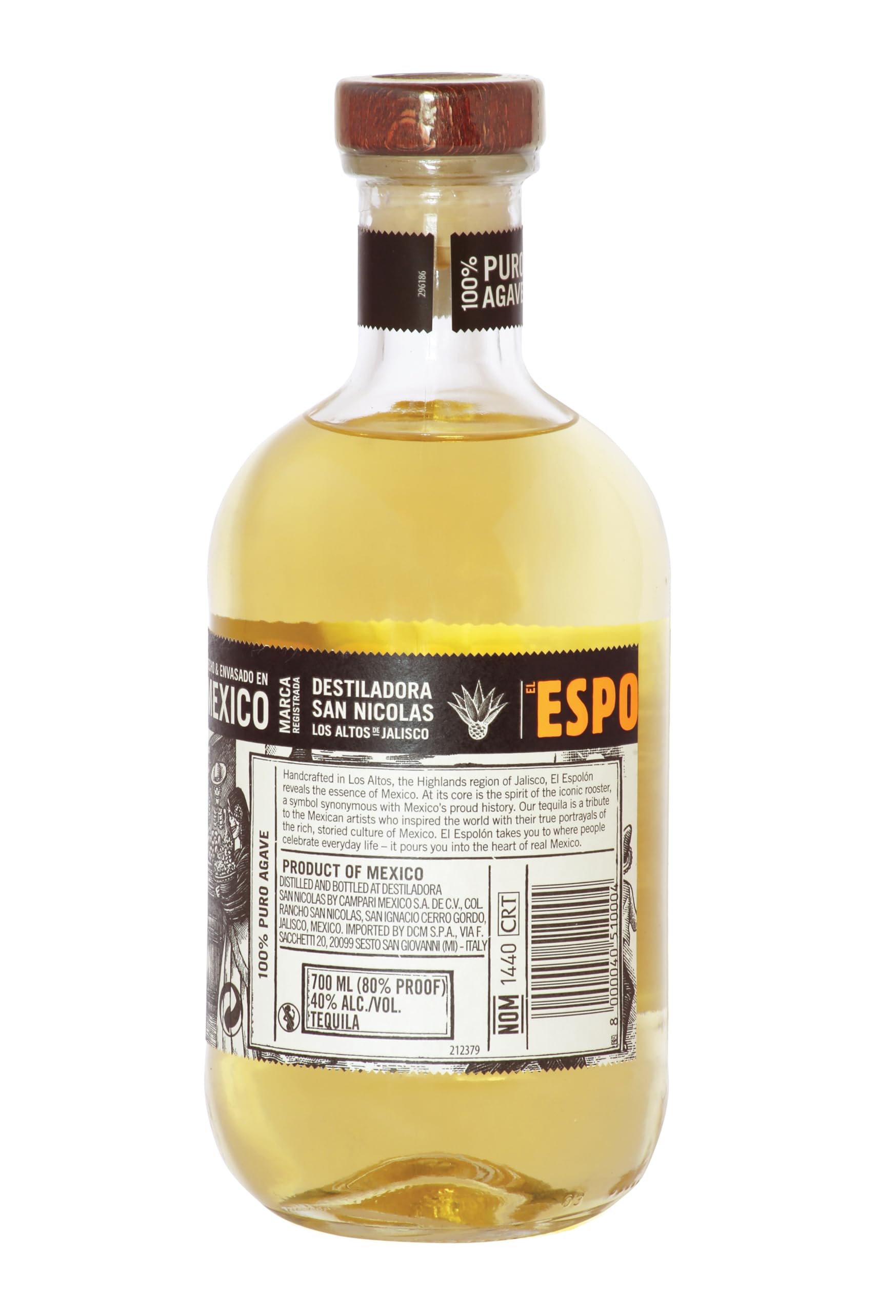 Espolón Tequila Reposado 100% puro Agave 40% Vol. 0,7l