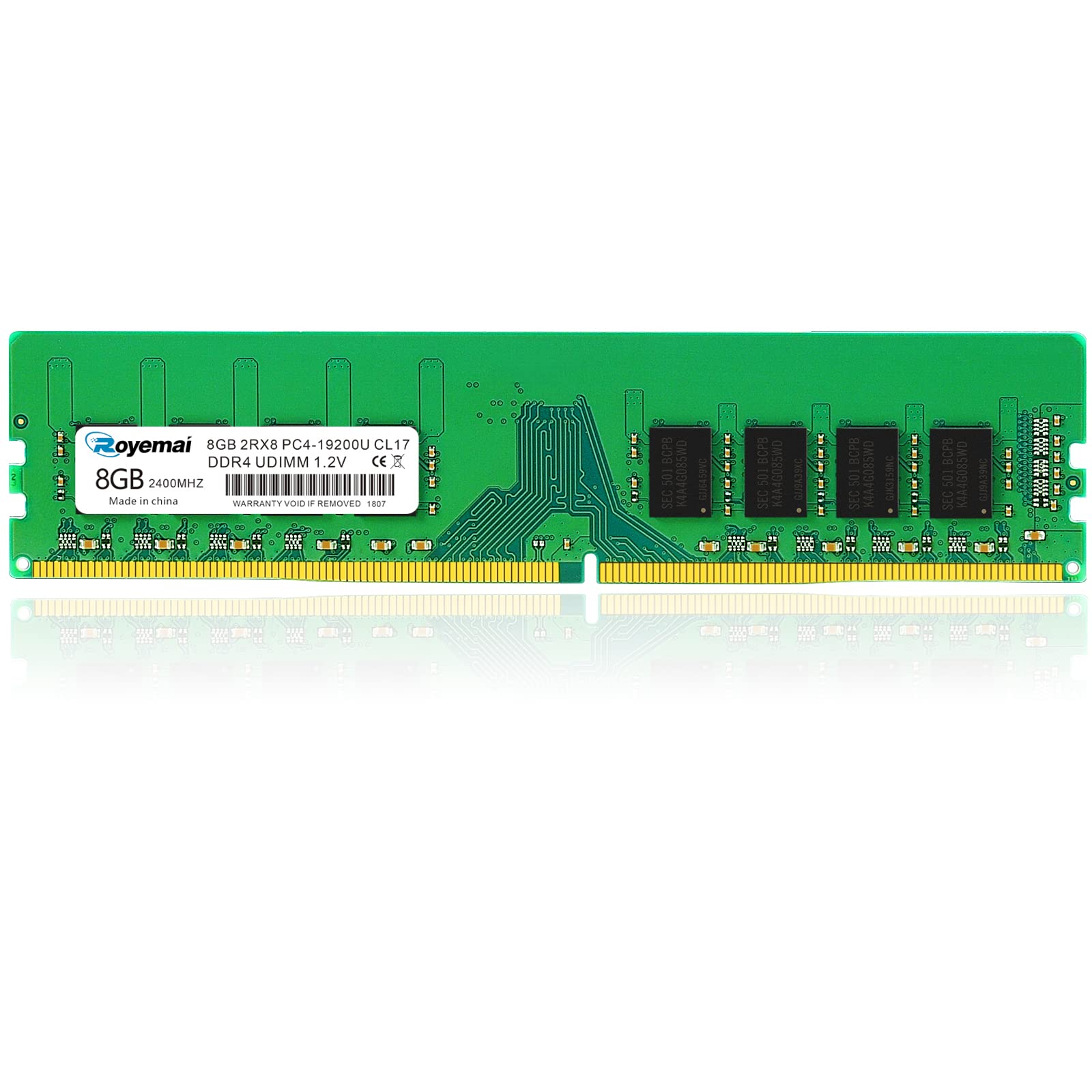 PC4-19200 DDR4 2400 8GB (1x8GB) RAM PC4 19200U 2400MHZ 2Rx8