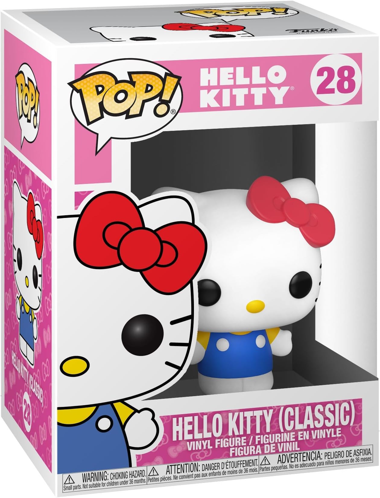 POP! Sanrio: Hello Kitty - Classic - Collectable Vinyl Figure - Gift Idea - Official Merchandise - Toys For Kids & Adults - Model Figure for Collectors and Display