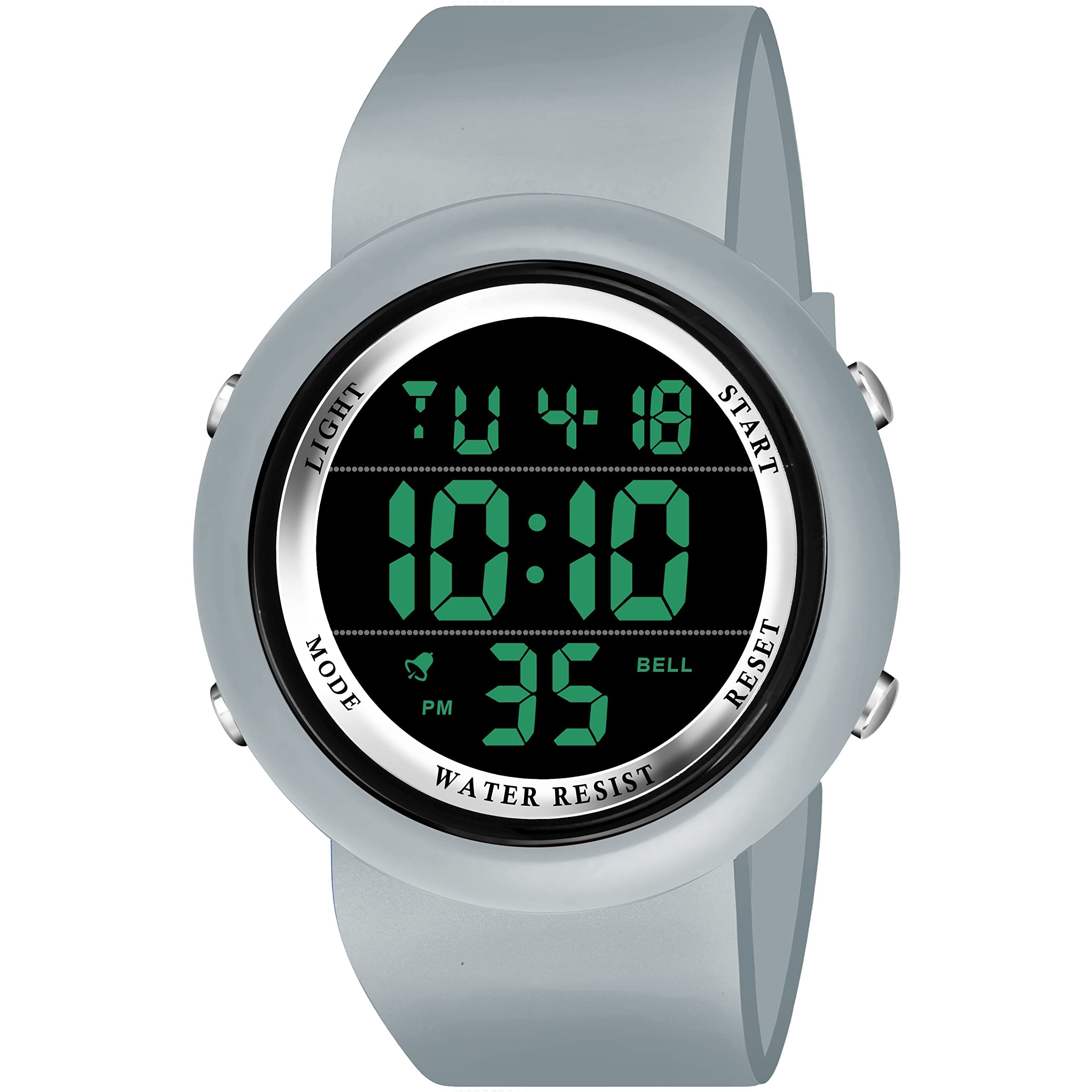 La Classe Watches Round Multi-Functional Full Screen Multicolored Strap Digital Sports Watch (Grey) (B0BBW64YMH) Amazon Price History, Amazon Price Tracker