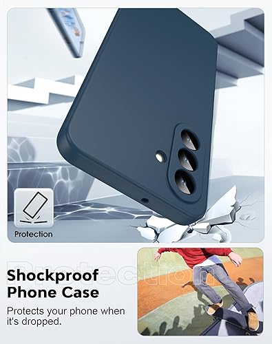 Miniatura 63 de LeYi Funda para Samsung Galaxy A14: Funda A14 5G con 2 protectores de pantalla de vidrio templado para mujeres y hombres, funda protectora delgada