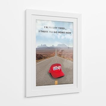 Canvas Lab | Bubba Gump by 2ToastDesign | 7 x 11 in | Fine Art Framed Print, Frame Color White, With Mat