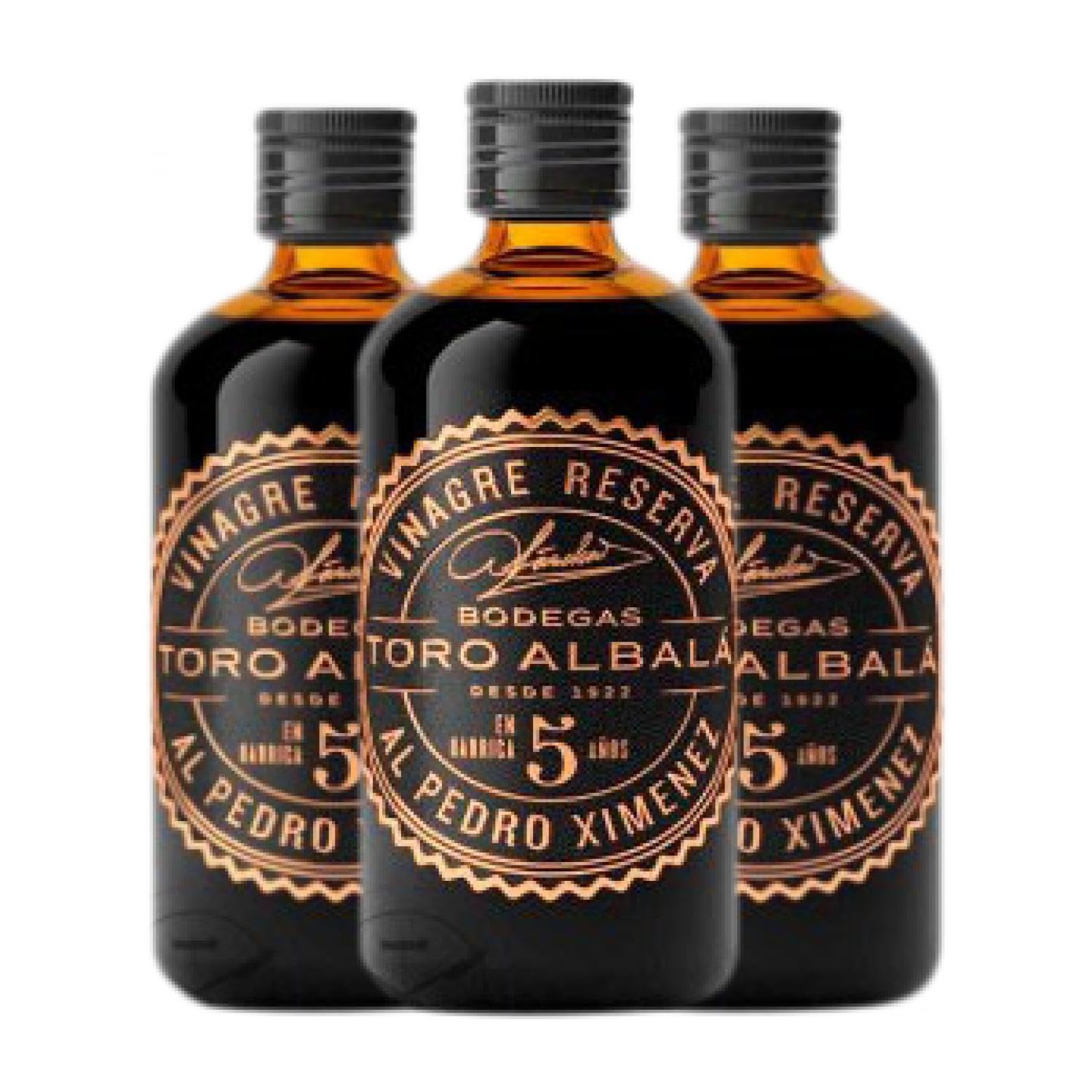 Vinagre Toro Albalá Balsámico al PX Montilla-Moriles Botellín 25 cl (Caja de 3 Botellín de 25 cl)