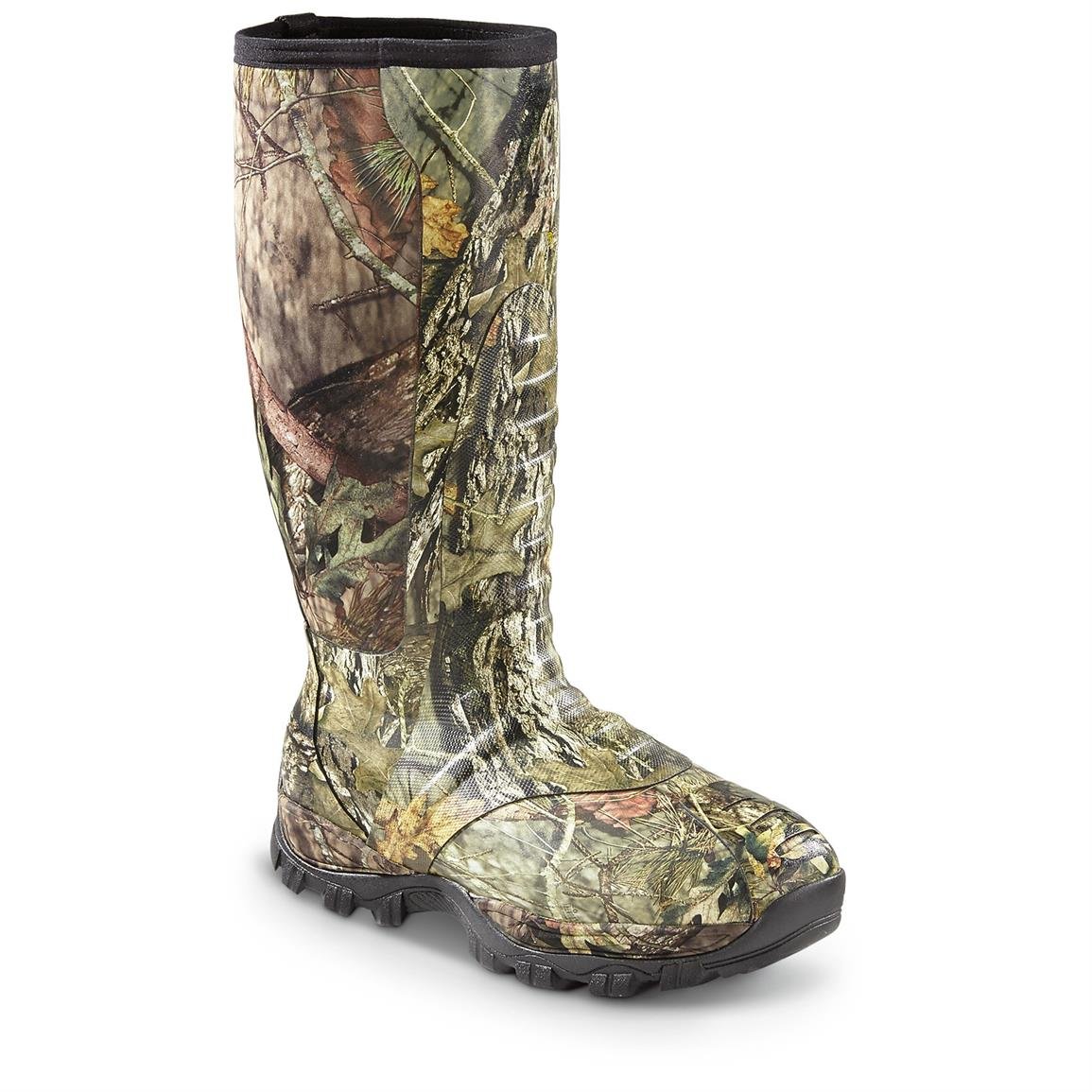 Mens Wood Creek Camo Hunting Rubber Boots Waterproof Muck Boot