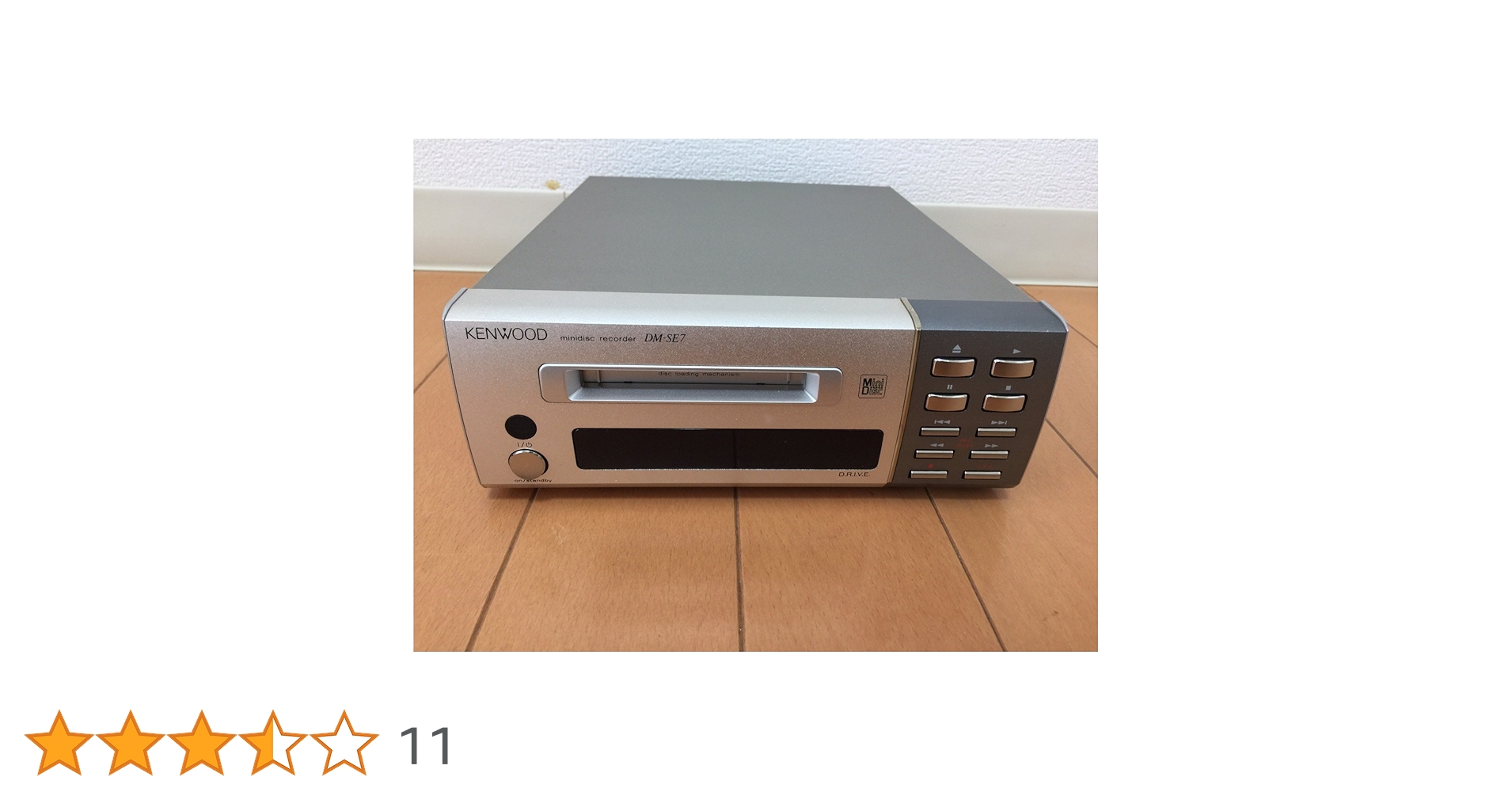 動作確認済　KENWOOD　MDレコーダー（MDデッキ）DM－F70　リモコン付 動作確認済 KENWOOD MDレコーダー（MDデッキ）DM－F70 リモコン
