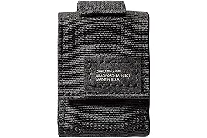 Black Tactical Lighter Pouch for Zippo Cases