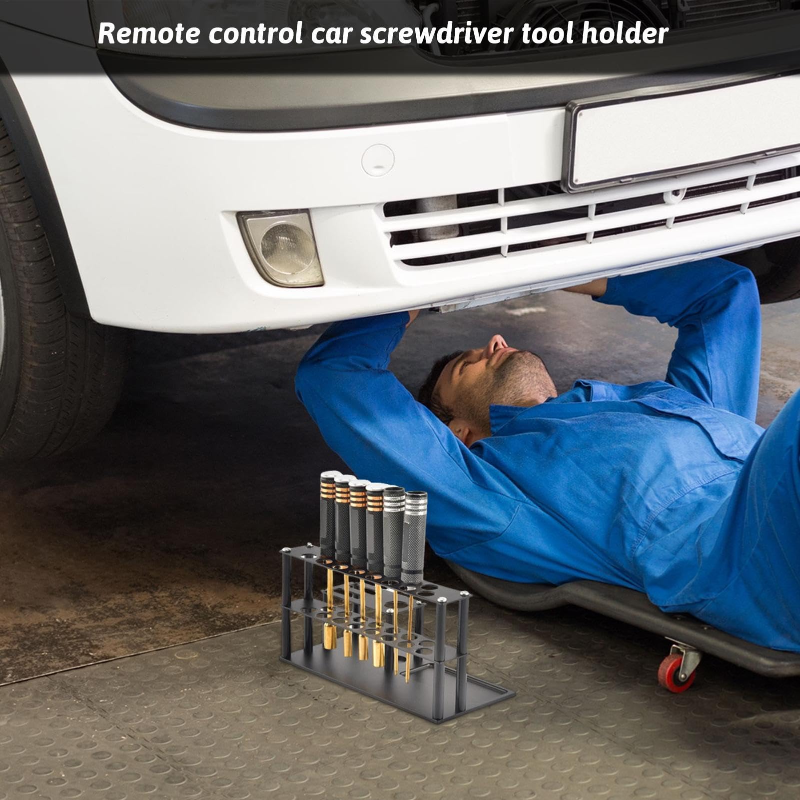 Support de rangement pour tournevis pour bureau, organisateur d'outils de voiture Rc,Support de rangement pour tournevis modèle avion avec plateau à vis | Porte-outil de tournevis, organisateurs de Ki