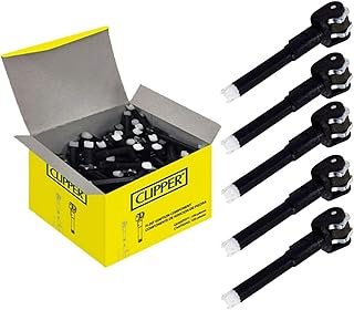 Flint 5 x CLIPPER Accendini di ricambio Pokey Bit stelo di ricambio dimensioni standard Barrel Component Fix Ignition Issue Classic Lighting Mechanism Smoking Free UK P&P