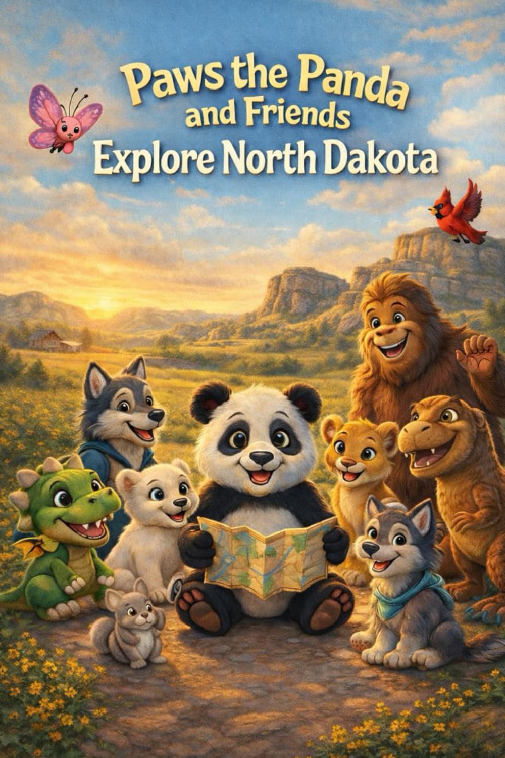 Paws the Panda and Friends: Explore North Dakota: 35